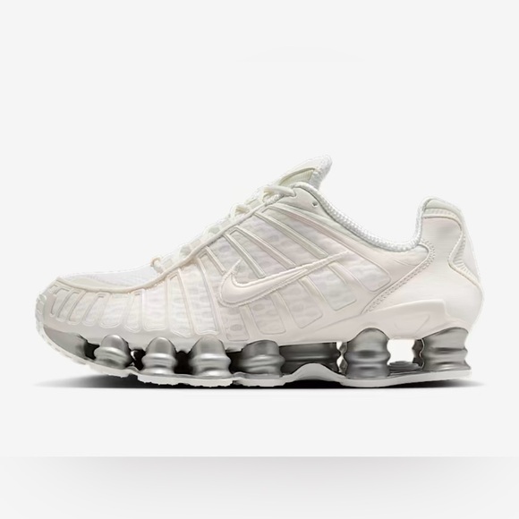 Nike Women’s Shox TL Triple Sail In Size 8.5 - Picture 1 of 11